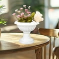 thumbnail image 6 of YOHAVEN European Roman Plastic Flower Pot, Large White Plant Pot for Artificial Flower Arrangement Home Indoor Outdoor Decorative Planter, 6 of 6