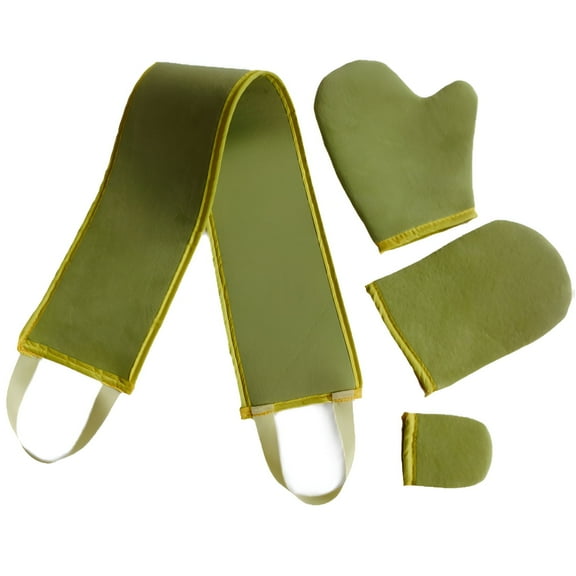 TELOLY Tanning Mitt, Self Tanning Mitt,Quick-Drying Feature Tanning Mit,Green
