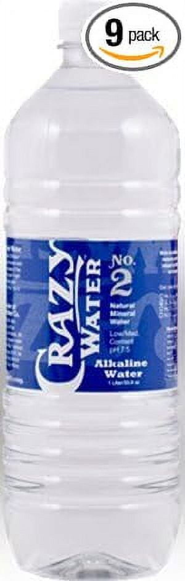 Crazy Water Mineral Water Pack Of 9 | No. 4 High Mineral Content | Natural Electrolyte Hydration