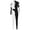 White, variant on Womens Gymnastics Leotard Bodysuit Figure Skating Dance Costume Contrast Color Full Body White S