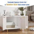 thumbnail image 3 of Mueble de baño Housoul para gatos, color blanco, 3 of 8