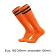 thumbnail image 2 of Calcetines largos para niños, fútbol, ​​fútbol, ​​sobre la rodilla, béisbol, niño (naranja) Ehuebsd Para estrenar, 2 of 7