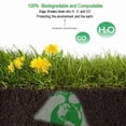 thumbnail image 3 of 50pcs 6/8/10L /30L flat Trash Bags Biodegradable Garbage Bags Householde Compostable Rubbish Liners Bags for Kitchen Green 8L, 3 of 6