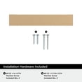 thumbnail image 4 of Amerock Augment 3-3/4 inch (96mm) Center-to-Center Champagne Bronze Cabinet Pull, 10 Pack, 4 of 4