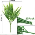 thumbnail image 2 of 20 Bundles Artificial Plants Summer Decor Fake Plants Greenery Faux Plant Boston Fern Outdoor UV Resistant Artificial Flowers Plants Outside Indoor for Home Garden Spring Decor, 2 of 5