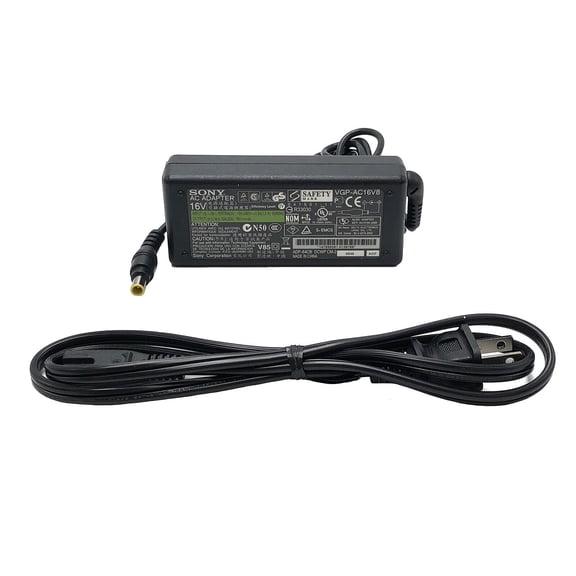 Pre-Owned Genuine Sony VGP-AC16V8 16V 65W AC Adapter w/Cord