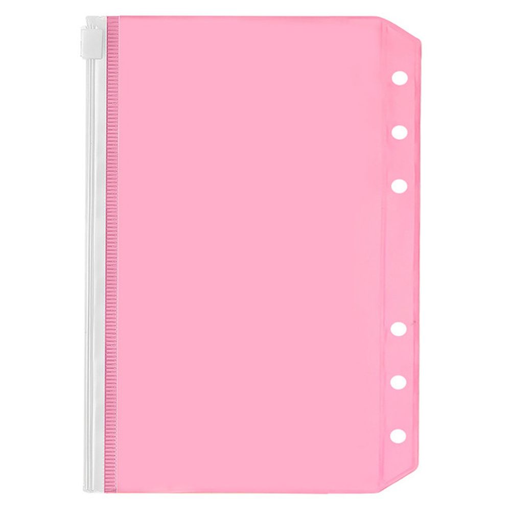 5Pcs Office Binder Pockets Stationery A5/A6 6Ring Binder Envelopes