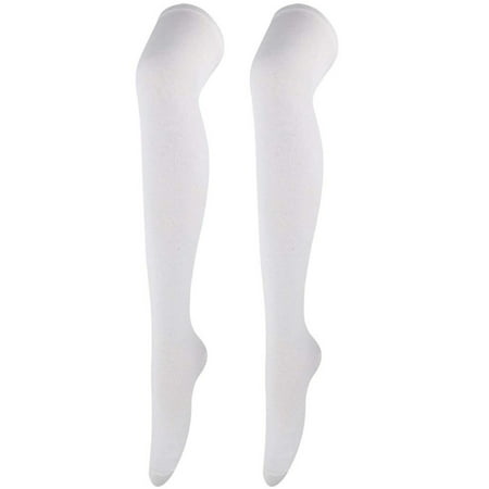 

Women Dance Thigh High Stockings Solid Color Extra Long Warm Over Knee Socks