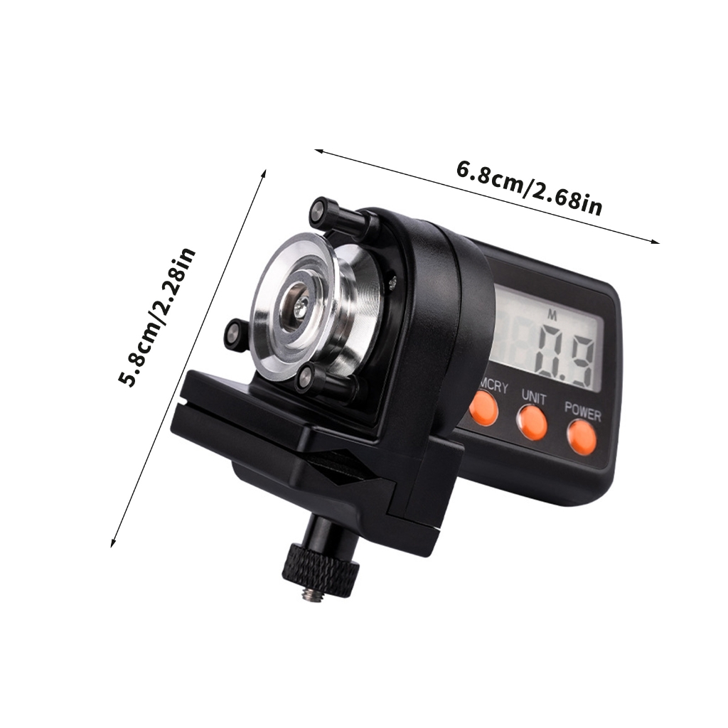Precisions Fishing Line Meter With Auto Shutdown And Bidirectional Measurement