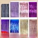 thumbnail image 2 of Cortinas con flecos de papel de aluminio y oropel metálico de arcoíris, serpentinas para decoraciones de fiestas de cumpleaños, decoración de Halloween, cortina de papel de aluminio para despedidas, 2 of 6