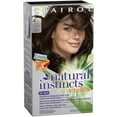 thumbnail image 2 of Clairol Natural Instincts Vibrant 4 Dark Brown Permanent Haircolor, 1.0 KIT, 2 of 6