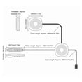 thumbnail image 3 of Auriculares Bluetooth Para Casco, Manos Libres Para Motocicleta, ABS, Sonido Claro, 112dB Máx. Para Montar En Motocicleta, 3 of 7