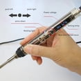 thumbnail image 2 of QUICKO 150~450℃ 72W Handheld Portable Temperature Adjustable Mini Electric Soldering Iron With OLED Digital Display Transparent Cover, 2 of 8