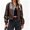 Light brown, variant on Womens Faux Leather Bomber Jackets Baseball Collar Zip Up Cropped Biker Coat with Pockets