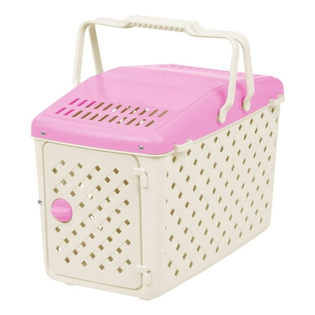 IRIS Small Animal Carrier, 1 Pack, Pink