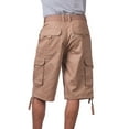 thumbnail image 3 of Pro Club Men's Cotton Twill Cargo Shorts with Belt, 3 of 4