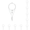 thumbnail image 1 of Sonducket Fashion Necklace Set Delicate Adjustable Aesthetic Layered Valentines Leaves Gifts Jewelry Choker Unique Day Necklaces for Women Type1 NO1 Sonducket CBP200344, 1 of 5
