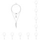 thumbnail image 2 of Jumpingount Fashion Necklace Set Delicate Adjustable Aesthetic Necklaces Choker Leaves Unique Layered Jewelry Gifts Valentines Day for Women Type1 NO1 Jumpingount CBP200344, 2 of 5