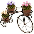 thumbnail image 1 of Sorbus Tricycle Plant Stand Flower Pot Cart Holder, Parisian Style, 1 of 7