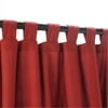 Outdoor Curtains CUR96GN 54 in. x 96 in. WeatherSmart Outdoor Curtain with Tabs - Garnet