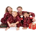 thumbnail image 3 of Ensemble de Pyjama en Flanelle à Col Cranté Assorti pour Femmes Hommes Enfants Famille (Vendu Séparément), 3 of 5