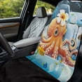 thumbnail image 4 of XYZCANDO Car Seat Towel Cover with Tropical Ocean Octopus Design, Car Seat Protector for Post Workout and Beach Trips, 4 of 11