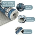 thumbnail image 5 of Washable Area Rugs for Living Room 5x7 Neutral Vintage Distressed Floral Boho Soft Floor Rug Indoor Non Slip Carpet for Bedroom Blue, 5 of 7
