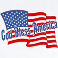 thumbnail image 2 of CafePress - GOD BLESS AMERICA July 4Th Infant Bodysuit - Baby Light Bodysuit, Size Newborn - 24 Months, 2 of 4