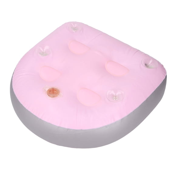 Hot Tub Booster , Inflatable Water Filled Dual Functionality Hot Tub 3D Air Mesh Cover Non Slip Suction Cups 47 X 37 X 15cm Inflatable Spa Cushion for Spa, Hot Tub