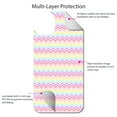 thumbnail image 4 of DistinctInk Custom SKIN / DECAL compatible with OtterBox Symmetry for iPhone 11 Pro MAX (6.5" Screen) - Rainbow Chevron Stripes Pattern, 4 of 5
