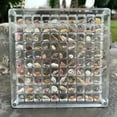 thumbnail image 1 of 100-Grid Transparent Acrylic Storage Box for Small Items - Stackable Compartment r for Seashells, Jewelry, Beads, Charms & Craft Supplies - Durable, Space-Saving Display Case (Box Only), 1 of 6