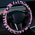 thumbnail image 2 of Valentine's Day Font 14.5 Inch Printing PVC Leather Car Wheel Covers Auto Accessories Steering Wheel Covers, 2 of 6