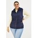 thumbnail image 1 of Chaleco afelpado con capucha Roman Fashion /Tallas Extras, 015 (Marino) azul marino 36, 1 of 7