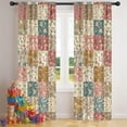 thumbnail image 5 of Pioneer Flower Floral Print Pattern Teens Curtains,Teens Insulated Curtains Set Of 2,Bedroom Essentials,Toddler Room Decor 42"x84", 5 of 5