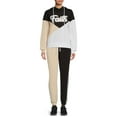thumbnail image 5 of No Boundaries Junior's Colorblocked Graphic Joggers, 5 of 6