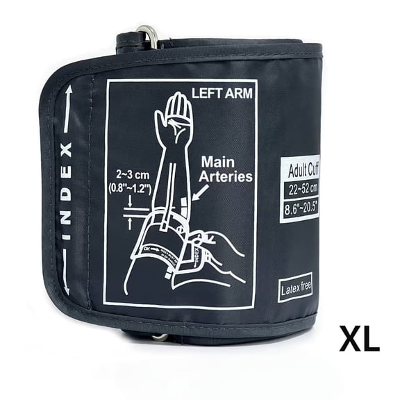 XL Pressure Cuff, Replacement Pressure Cuff Suitable for Large Arms 8.6‘-20.5’, Compatible with Most
