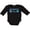 AB-Black, variant on Inktastic Mermaid Vibes Text in Blues Boys or Girls Long Sleeve Baby Bodysuit