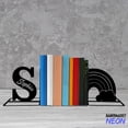 thumbnail image 4 of Handmadetneonsign Rainbow Cloud Metal Bookends, Baby Name Bookend, Rainbow Table Bookshelf Decor 048103, 4 of 4