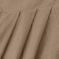 thumbnail image 4 of Defitshape Women's Summer Jumper Cotton Romper Cute Comfy Casual High Waist Soft Pocket Button Loose Playsuit Style15 12, 4 of 4