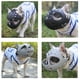 thumbnail image 2 of Bozal de perro para perros de hocico corto Agujeros transpirables Evitan morder Masticar Tomshoo  Hocico de malla, 2 of 7