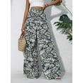 thumbnail image 3 of Women'S Stretchy Wide Leg Palazzo Lounge Pants Casual Comfy Middle Waist Palazzo Pants Color 5 M, 3 of 5