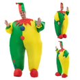 thumbnail image 2 of Inflatable Clown Costume Blow-Up Funny Dress Outfit for Adult Performance Costume for Cosplay Party, 2 of 5