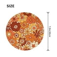 thumbnail image 3 of Disketp Hippie Flower Small Mouse Pad 7.9x7.9 Inches,Washable Round Mousepad For Office Laptop Computer,Non-Slip Rubber Base Mouse Pads For Wireless Mouse, 3 of 9