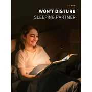 Victsing Rechargeable Book Light for Reading at Night, 2 Pack, 80H Reading, 3 Brightness Levels & 3 Color Temperatures, Lightweight Flexible Clip on Reading Lights for Books in Bed