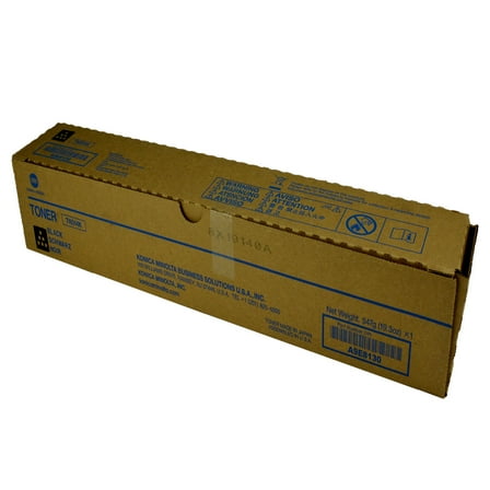 OEM Konica Minolta TN514K (A9E8130) Toner Cartridge, BLACK, 28K YIELD - for use in Konica Minolta BIZHUB C458 printer, BIZHUB C558 printer, BIZHUB C658