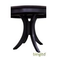 thumbnail image 4 of BingLTD - 48" Long 36" Tall Guilford Dining Table - Black (TT-PD-148B36-RW-BLK), 4 of 5