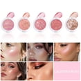 thumbnail image 2 of Giftesty 3.5g Pearl Glow Marble Blush, Tricolor Blooming Cheek Makeup, 2 of 4