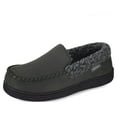 thumbnail image 5 of VONMAY Men's Moccasin Slippers Fuzzy House Shoes with Whipstitch Indoor Outdoor, 5 of 5