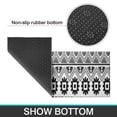 thumbnail image 6 of Black Geometric Triangle Gear Pattern Kitchen Rugs Sets Of 2,Anti Fatigue Kitchen Mat Rugs Non Slip Washable,Decorative Kitchen Floor Mats for Kitchen,Sink,Laundry,17"x30"+17"x47", 6 of 7