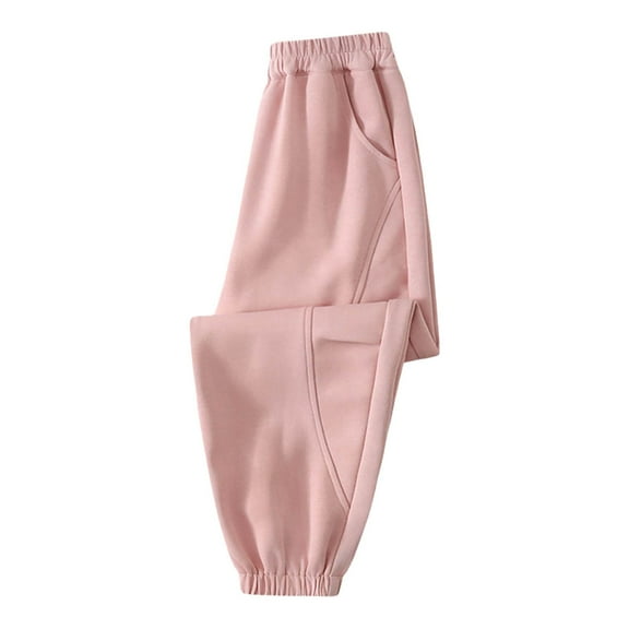 MEZZALL Girls Casual Jogger Pants Trousers Kids Athletic Sweatpants Everyday Wear Comfortable Loose Fit Fall Winter Outdoor Play Sports Outfits Trendy Fashion Toddler Dailywear Birthday / 4-5 Years